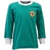 Northern Ireland 1969-74 Kids Retro Long Sleeve Football Shirt 7 Northern Ireland 1969-74 Kids Retro Long Sleeve Football Shirt -Blakely Clothing Store kd3108