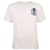 Kids England Retro Football Shirt - Premium White Short Sleeve Jersey -Blakely Clothing Store kd3243