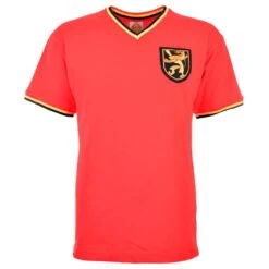 Belgium 1970 Kids Red Retro Football Shirt - Premium Vintage Cotton