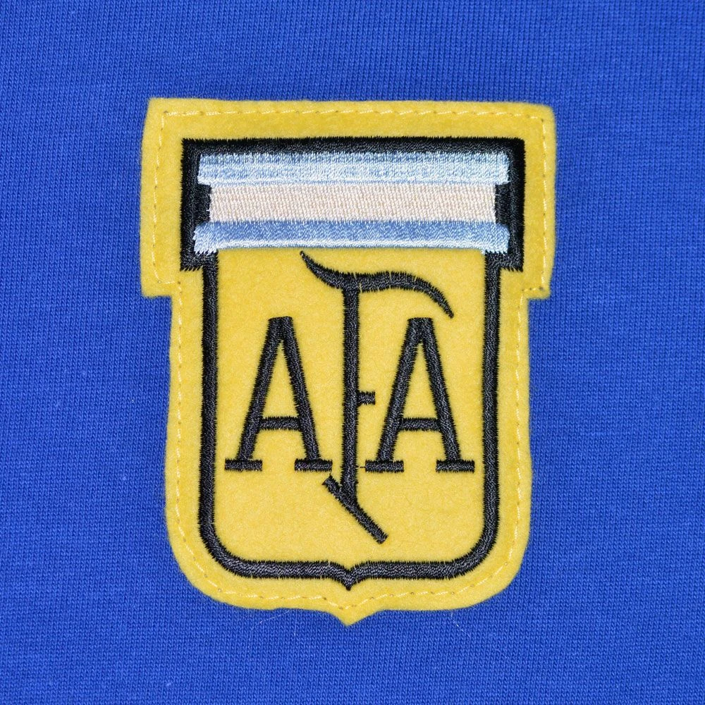 Kids Argentina 1982 World Cup Retro Football Shirt - Long Sleeve Cotton 2 Kids Argentina 1982 World Cup Retro Football Shirt - Long Sleeve Cotton - Image 2