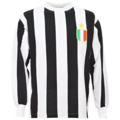 Piemonte Calcio Kids 1960s Retro Long Sleeved Football Shirt