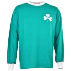 Panathinaikos 1970s Kids Retro Long Sleeve Football Shirt