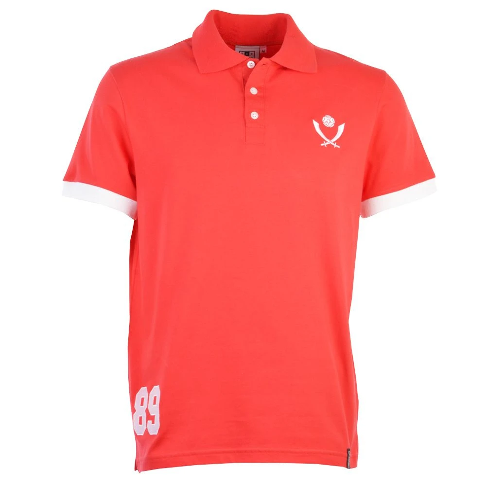 Sheffield United No 89 Red Polo Shirt - Official Club Apparel 1 Sheffield United No 89 Red Polo Shirt - Official Club Apparel