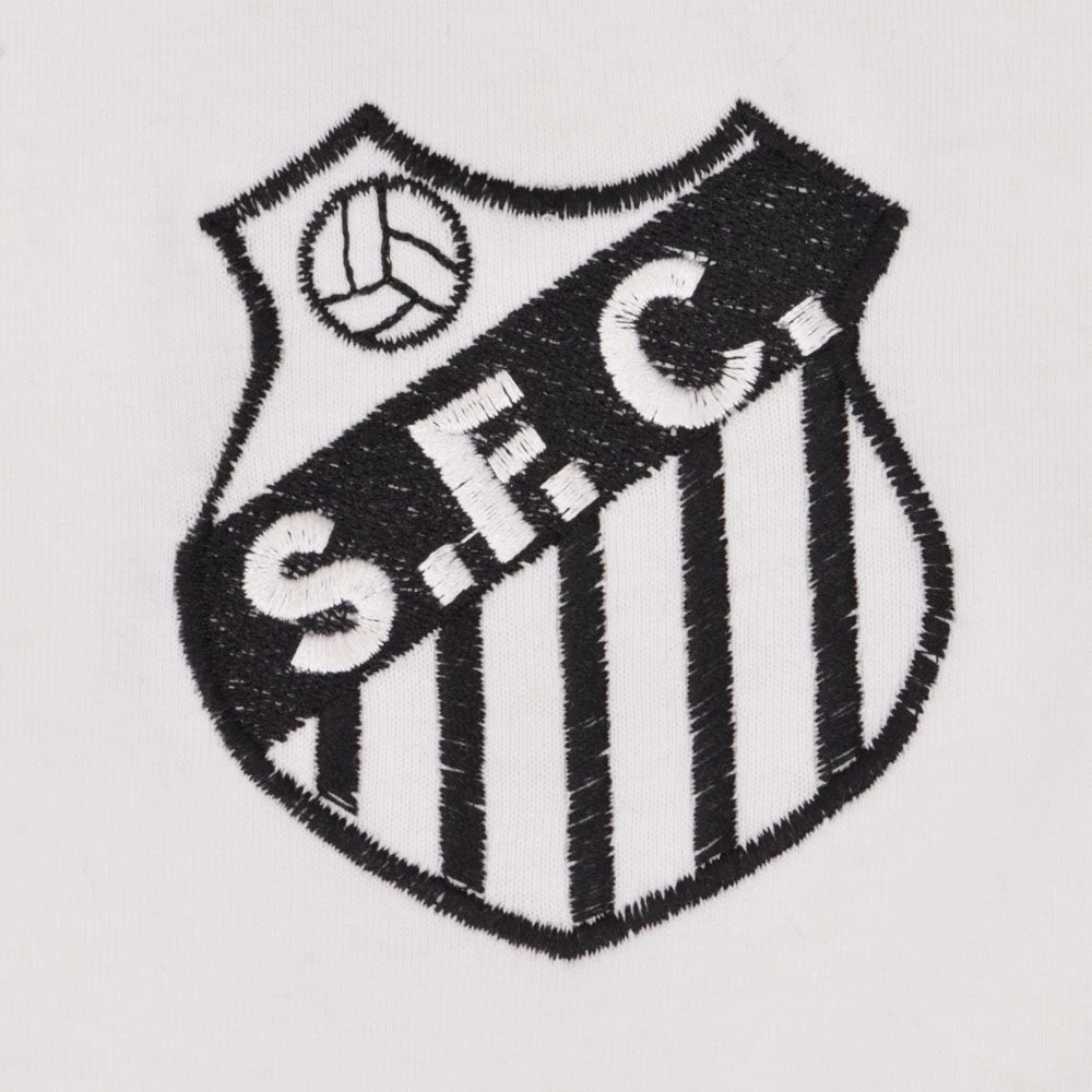 Santos No 10 Premium White Organic Cotton Polo Shirt 2 Santos No 10 Premium White Organic Cotton Polo Shirt - Image 2