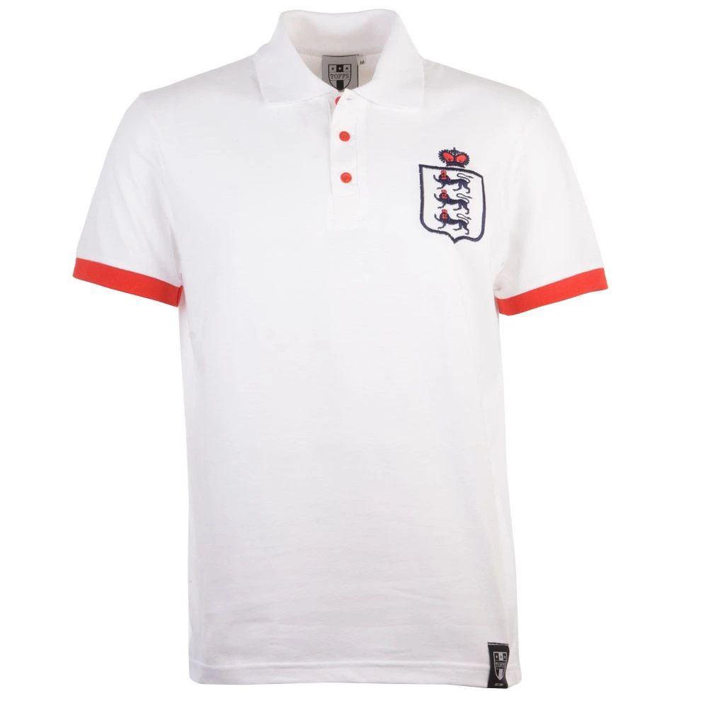 England White Polo Shirt - 100% Organic Cotton Regular Fit 1 England White Polo Shirt - 100% Organic Cotton Regular Fit