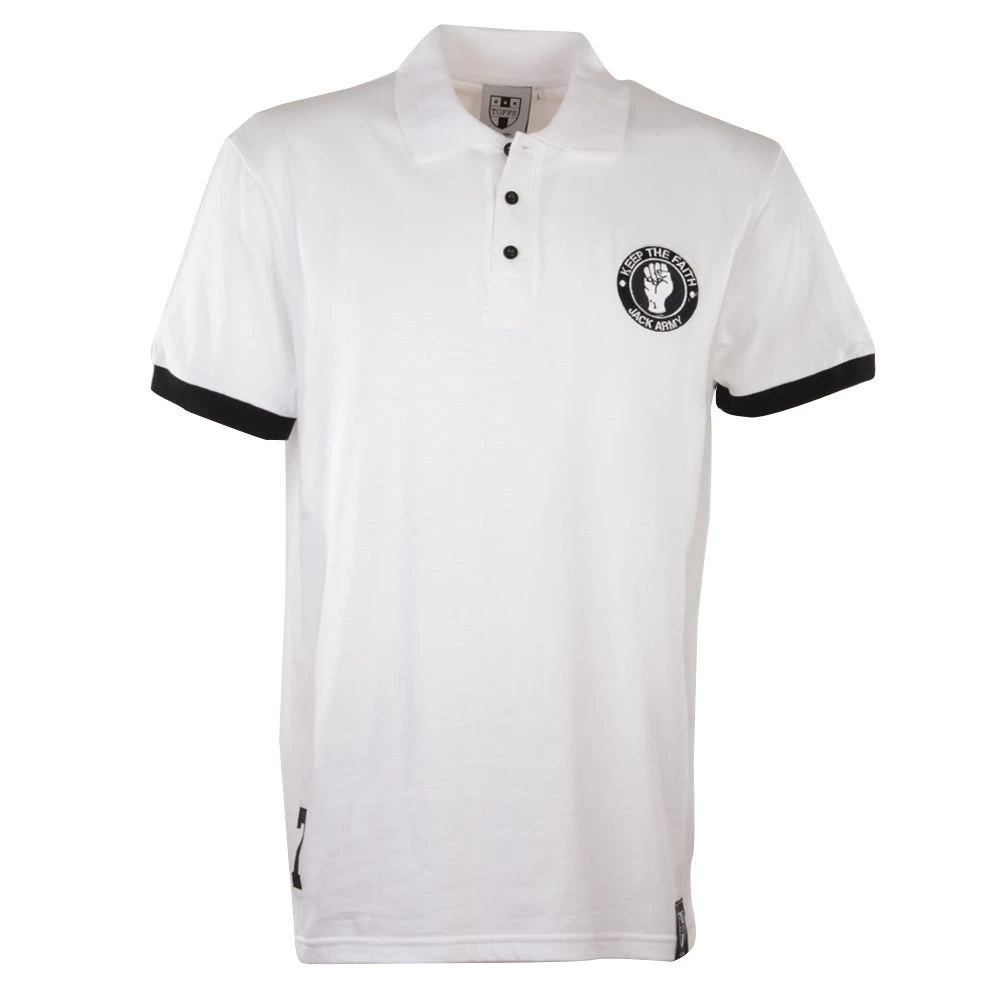 Swansea City AFC No 7 White Organic Cotton Polo Shirt 1 Swansea City AFC No 7 White Organic Cotton Polo Shirt