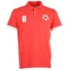 Premium Canada No 8 Red Polo Shirt in Organic Cotton -Blakely Clothing Store p0038