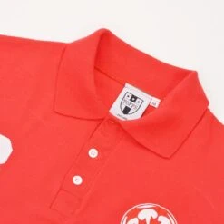 Premium Canada No 8 Red Polo Shirt in Organic Cotton 5 Premium Canada No 8 Red Polo Shirt in Organic Cotton -Blakely Clothing Store p0038 2