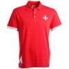 Switzerland No. 14 Red Polo Shirt – 100% Organic Cotton Casualwear -Blakely Clothing Store p0039