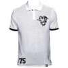 Derby County No 75 White Polo Shirt - Official Organic Cotton -Blakely Clothing Store p0051