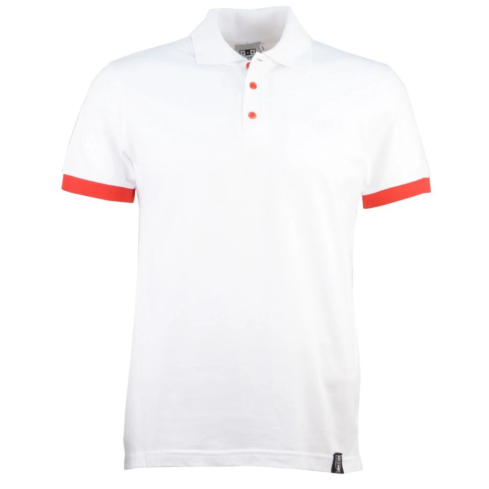 TOFFS Est 1990 White Polo Shirt - 100% Organic Cotton 1 TOFFS Est 1990 White Polo Shirt - 100% Organic Cotton