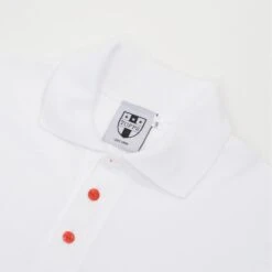 TOFFS Est 1990 White Polo Shirt - 100% Organic Cotton 5 TOFFS Est 1990 White Polo Shirt - 100% Organic Cotton -Blakely Clothing Store p0059 2