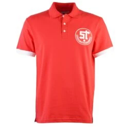 Swindon Town FC Red Polo Shirt - Official Organic Cotton Casualwear