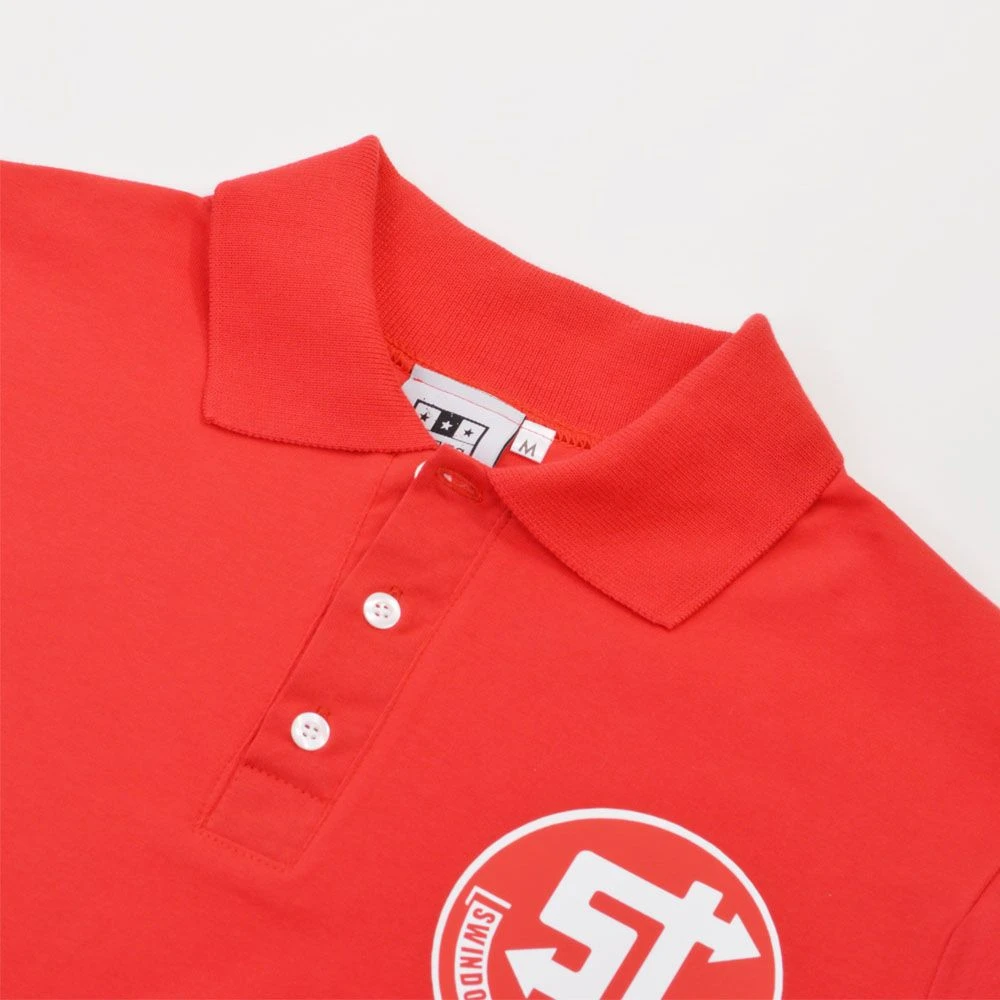 Swindon Town FC Red Polo Shirt - Official Organic Cotton Casualwear 3 Swindon Town FC Red Polo Shirt - Official Organic Cotton Casualwear - Image 3