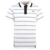 TOFFS Est 1990 Striped Polo Shirt - British Made Organic Cotton -Blakely Clothing Store p0061