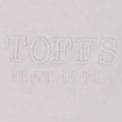 TOFFS Est 1990 White Polo Shirt - 100% Organic Cotton -Blakely Clothing Store p0062 1