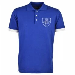 Chelsea FC Royal/White Retro 1950s Crest Polo Shirt