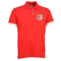 Brentford Red/White Organic Cotton Polo Shirt