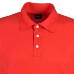 Toffs Retro Polo Shirt in Red - 100% Organic Combed Cotton 5 Toffs Retro Polo Shirt in Red - 100% Organic Combed Cotton -Blakely Clothing Store p1004 2