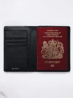 BLK Passport Holder - Black 9 BLK Passport Holder - Black -Blakely Clothing Store passport7d