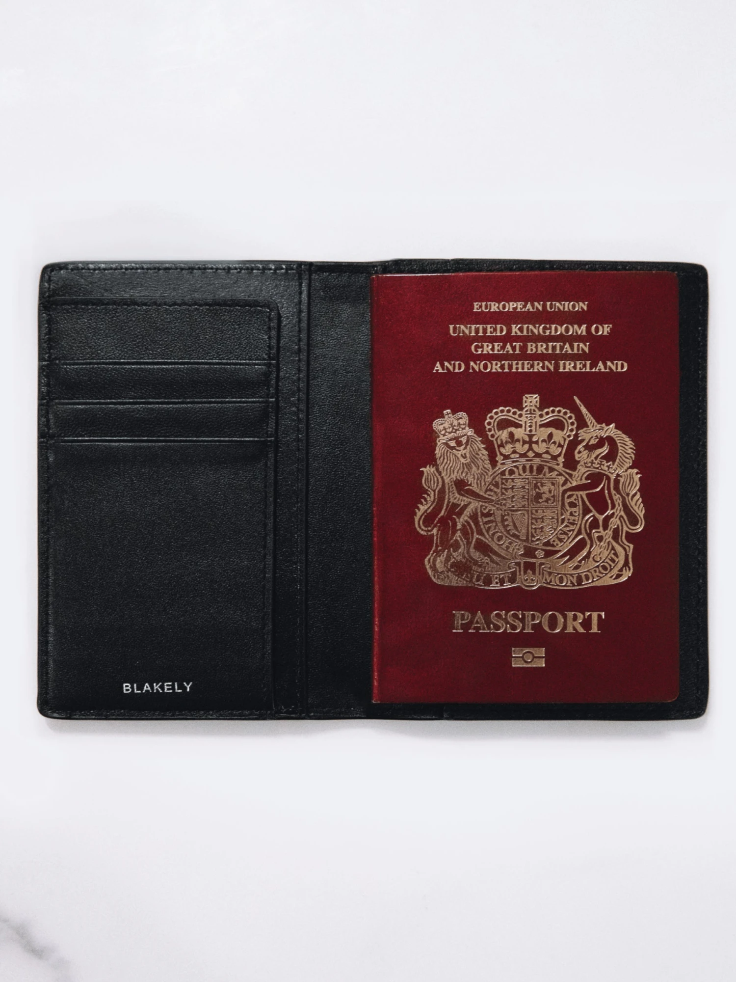 BLK Passport Holder - Black 3 BLK Passport Holder - Black - Image 3