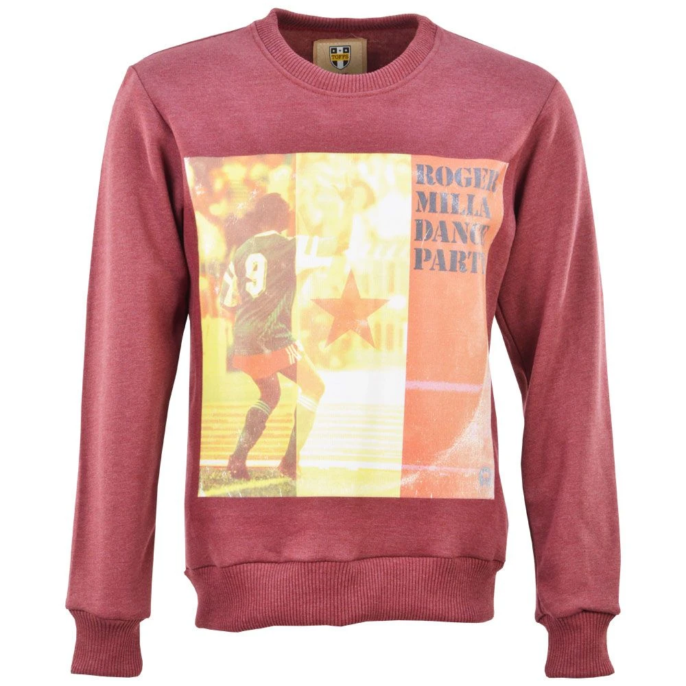 Pennarello LPFC Roger Milla Sweatshirt in Wine 1 Pennarello LPFC Roger Milla Sweatshirt in Wine