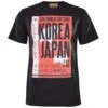 Pennarello World Cup Korea Japan 2002 Organic Cotton T-Shirt - Black -Blakely Clothing Store print0023