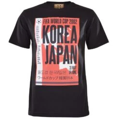 Pennarello World Cup Korea Japan 2002 Organic Cotton T-Shirt - Black
