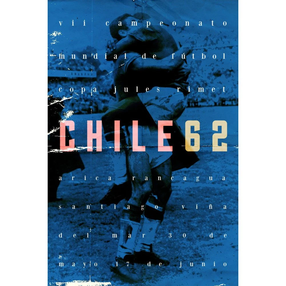 Pennarello World Cup Chile 1962 Organic Cotton T-Shirt - Grey 2 Pennarello World Cup Chile 1962 Organic Cotton T-Shirt - Grey - Image 2