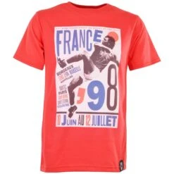 Pennarello World Cup France 98 T-Shirt - Red Organic Cotton