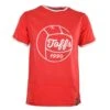 TOFFS Red & White Ringer Football T-Shirt -Blakely Clothing Store print0084