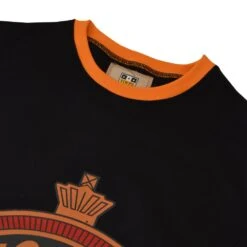 TOFFS Belgique T-Shirt - Black/Amber Organic Cotton Tee -Blakely Clothing Store print0089 1