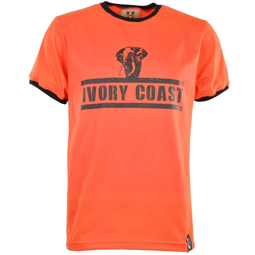 Ivory Coast Organic Cotton Ringer T-Shirt - Premium Relaxed Fit 1 Ivory Coast Organic Cotton Ringer T-Shirt - Premium Relaxed Fit