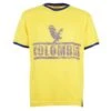Colombia Yellow & Royal Ringer T-Shirt - 100% Organic Cotton -Blakely Clothing Store print0115