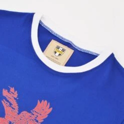 USA Graphic Ringer T-Shirt - Organic Cotton Crew Neck in Royal & White -Blakely Clothing Store print0116 2