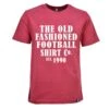 The Old Fashioned Football Shirt Co. Maroon Organic Cotton T-Shirt