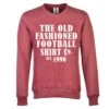 The Old Fashioned Football Shirt Co. Wine Relaxed Fit Sweatshirt 2 The Old Fashioned Football Shirt Co. Wine Relaxed Fit Sweatshirt -Blakely Clothing Store print0144 3