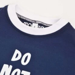 Kids Do Not Sub Me Organic Cotton Ringer T-Shirt - Navy & White 5 Kids Do Not Sub Me Organic Cotton Ringer T-Shirt - Navy & White -Blakely Clothing Store print0188 2