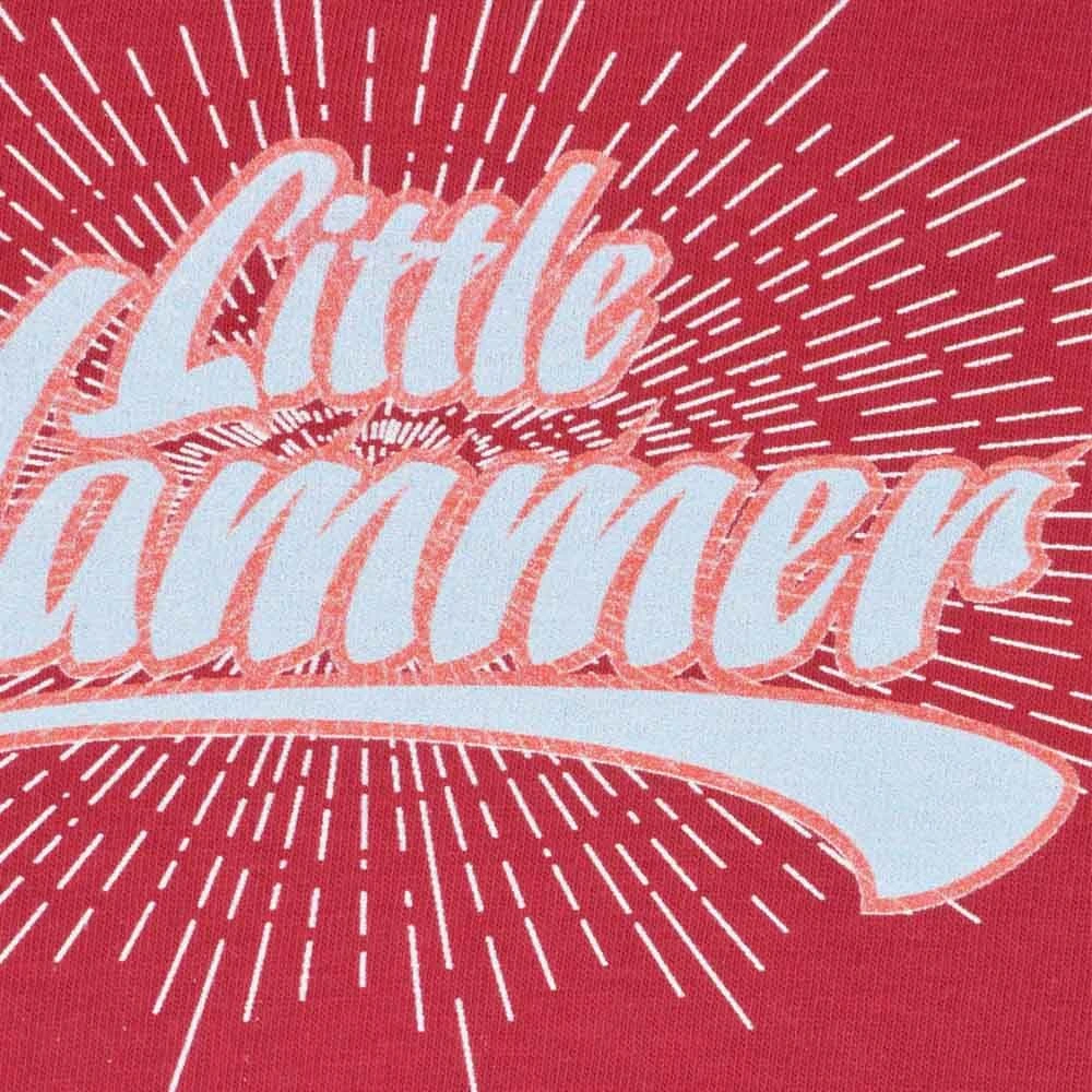 Kids Football T-Shirt - Little Hammer Maroon & Sky Blue Ringer Tee 2 Kids Football T-Shirt - Little Hammer Maroon & Sky Blue Ringer Tee - Image 2