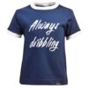 Kids Always Dribbling Navy/White Organic Cotton Ringer Tee 2 Kids Always Dribbling Navy/White Organic Cotton Ringer Tee -Blakely Clothing Store print0193
