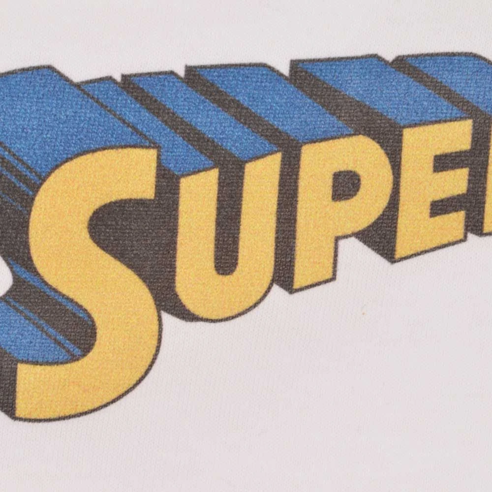 Kids Organic Cotton Ringer T-Shirt - White and Black Supersub 2 Kids Organic Cotton Ringer T-Shirt - White and Black Supersub - Image 2