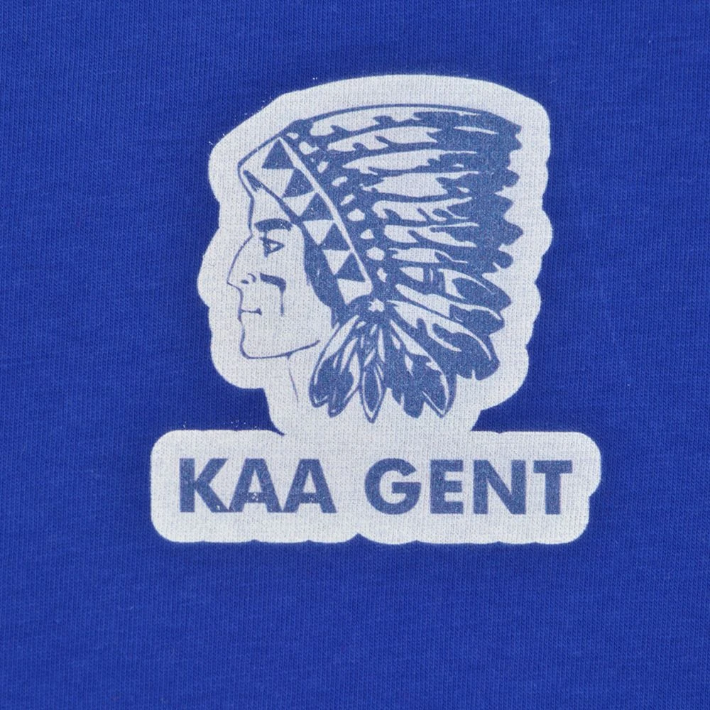 Gent 12th Man Royal T-Shirt - Premium Organic Cotton Supporter Wear 2 Gent 12th Man Royal T-Shirt - Premium Organic Cotton Supporter Wear - Image 2