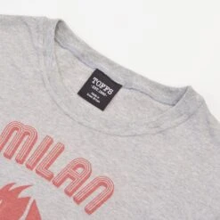 AC Milan Rossoneri Diavolo T-Shirt - Grey Marl Premium Organic Cotton 5 AC Milan Rossoneri Diavolo T-Shirt - Grey Marl Premium Organic Cotton -Blakely Clothing Store print0256 2