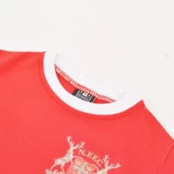 Nottingham Forest Kids 12th Man Red/White Ringer T-Shirt 5 Nottingham Forest Kids 12th Man Red/White Ringer T-Shirt -Blakely Clothing Store print0268 2