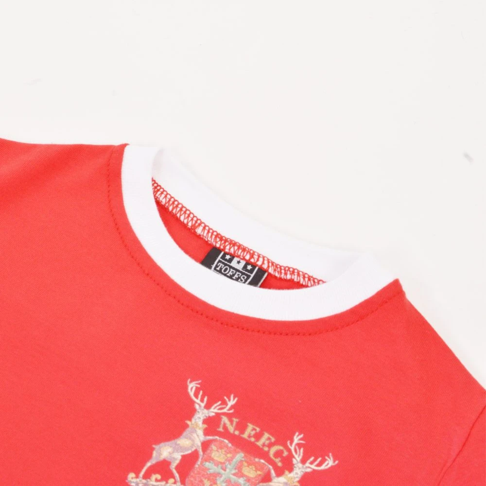 Nottingham Forest Kids 12th Man Red/White Ringer T-Shirt 3 Nottingham Forest Kids 12th Man Red/White Ringer T-Shirt - Image 3