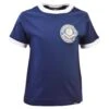 Kids 12th Man Football Ringer Tee - Navy & White Organic Cotton -Blakely Clothing Store print0271