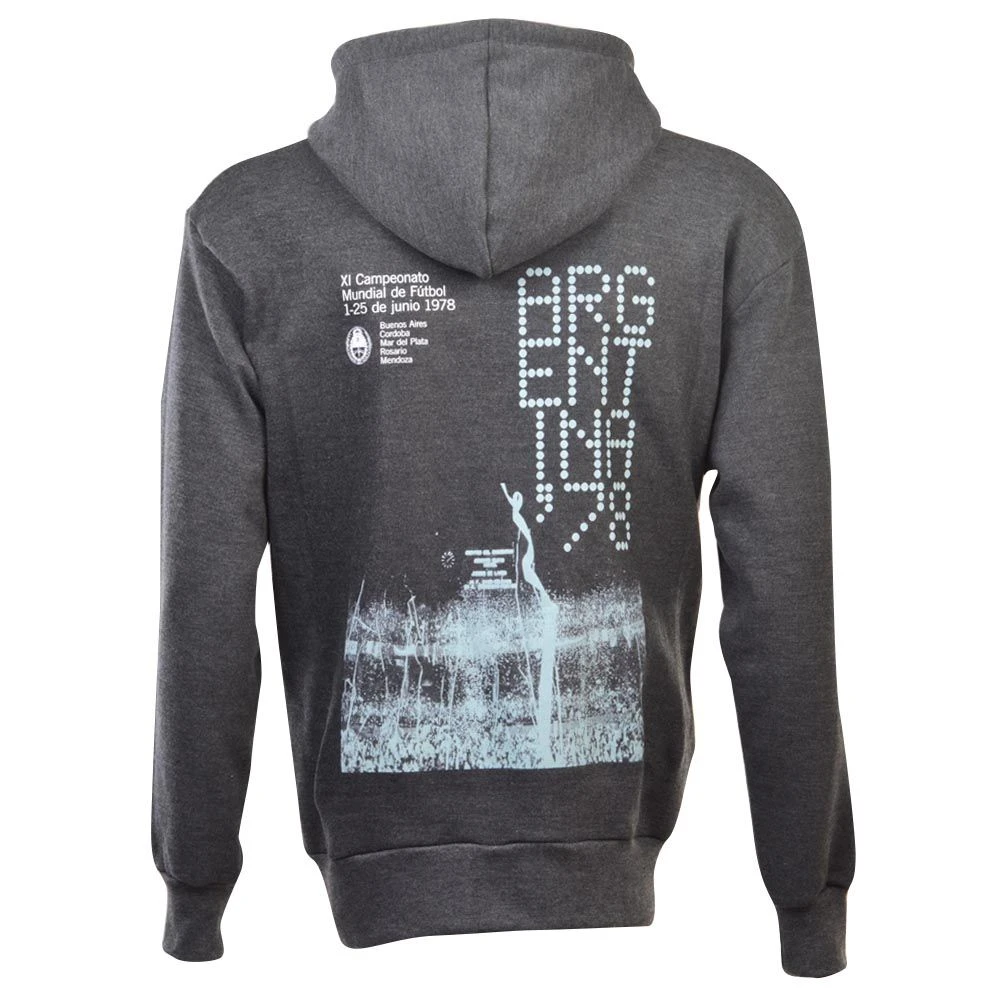 Pennarello: World Cup Argentina 1978 Zipped Hoodie - Charcoal 1 Pennarello: World Cup Argentina 1978 Zipped Hoodie - Charcoal