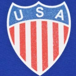 USA 12th Man Royal & White Ringer T-Shirt -Blakely Clothing Store print0309 1