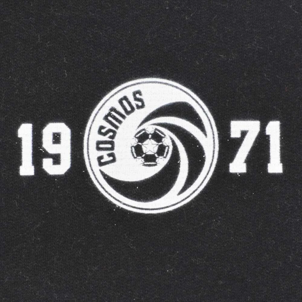 NASL New York Cosmos 1971 Zipped Hoodie - Black 2 NASL New York Cosmos 1971 Zipped Hoodie - Black - Image 2