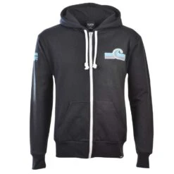 NASL California Surf Zipped Hoodie - Black